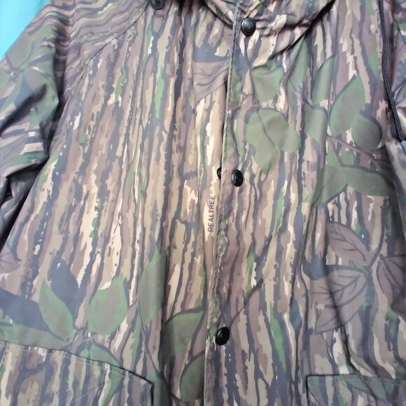 Gore-Tex 10X Rainwear Waterproof Hooded JACKET w PANTS Realtree Camo Men's XL GP - Picture 5 of 7